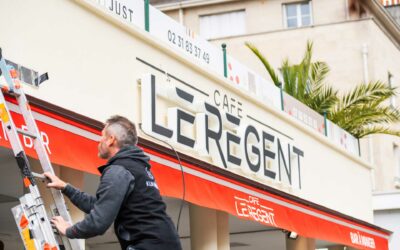 Enseigne lumineuse Le Régent à Caen