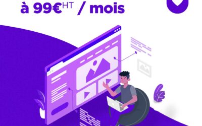 Votre site web pour 99 € par mois !